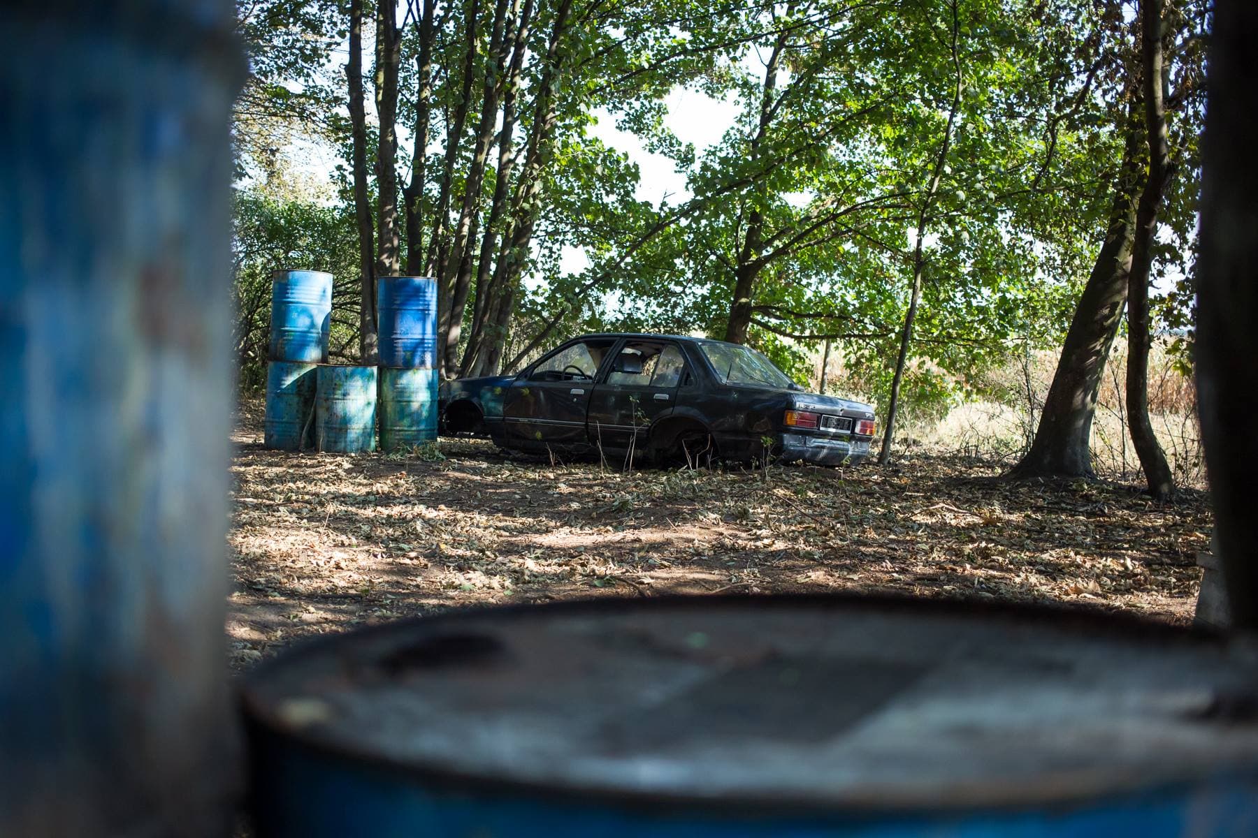 Green Arena Paintball
