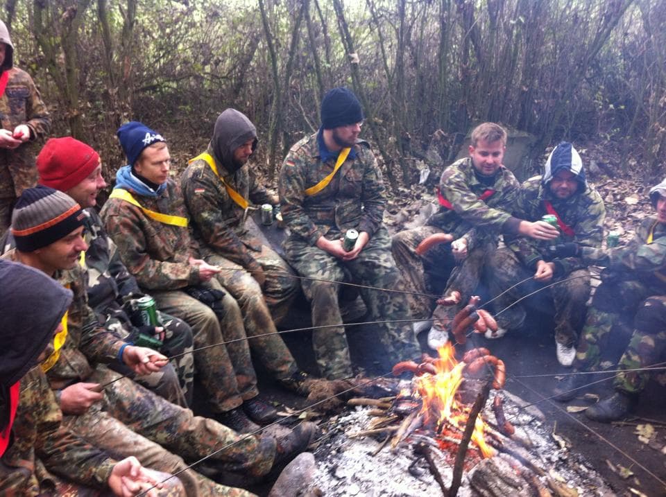 Green Arena Paintball