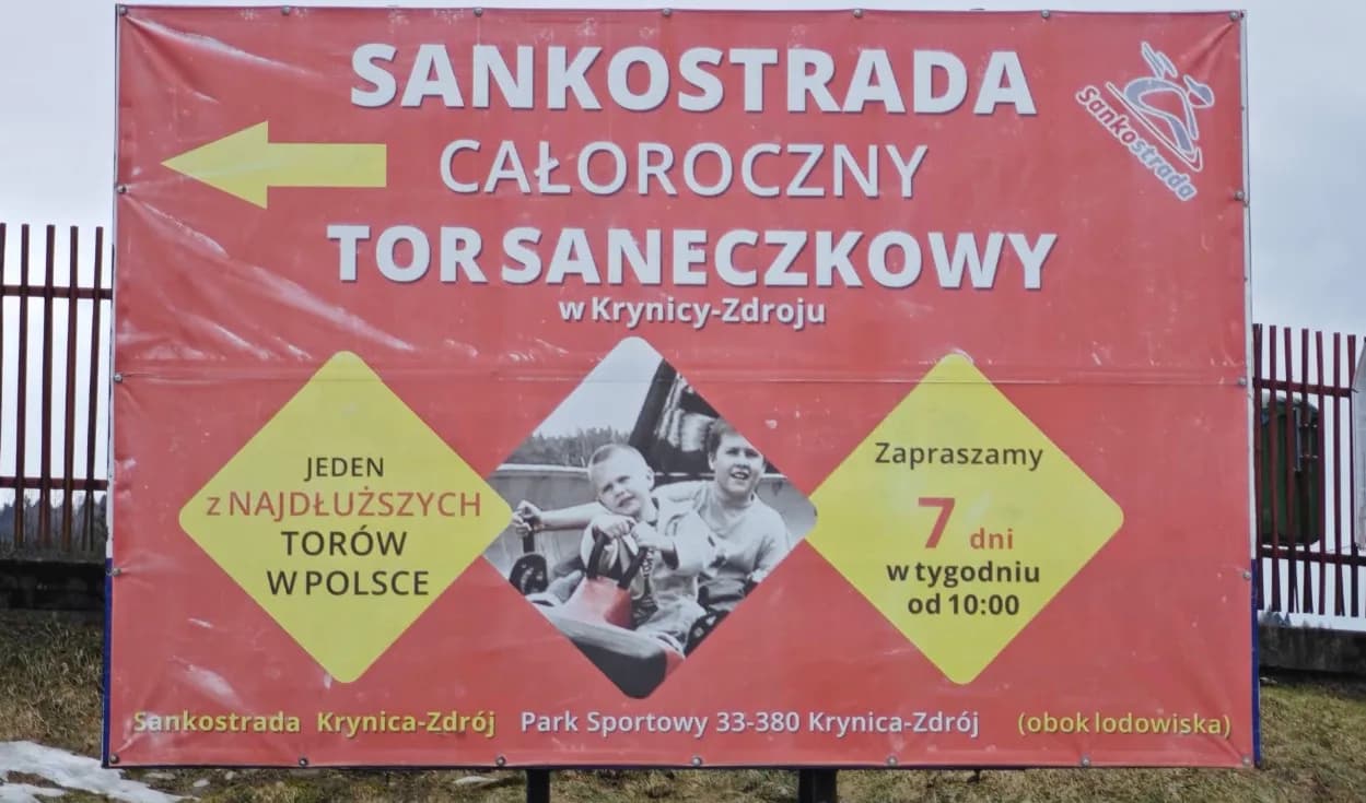 Sankostrada całoroczny tor saneczkowy