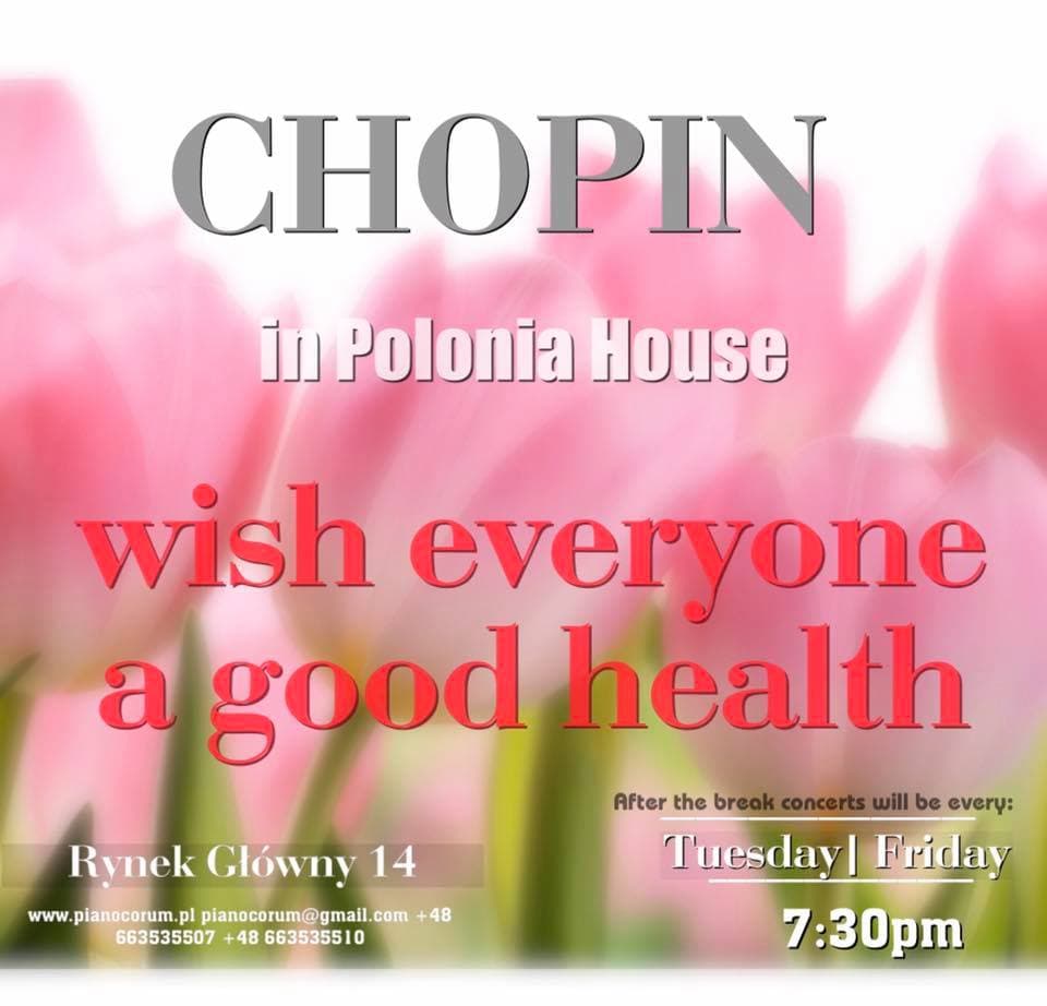 Chopin Piano Concerts in Polonia House