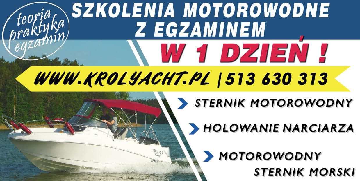 Sternik motorowodny z egzaminem w 1 dzień - MIKOŁAJKI