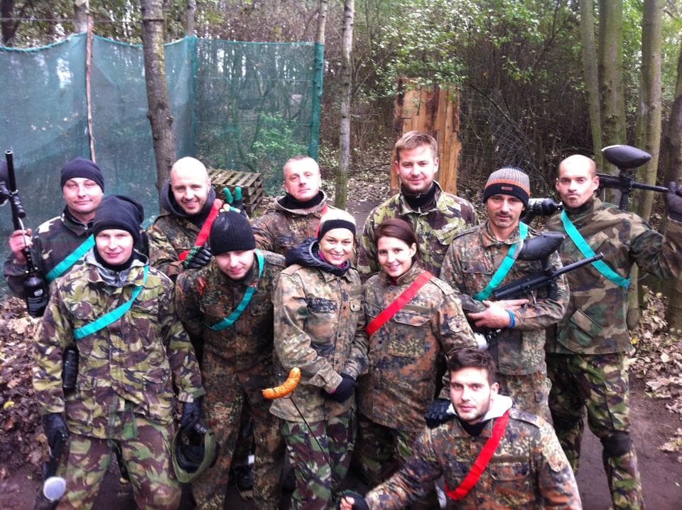 Green Arena Paintball