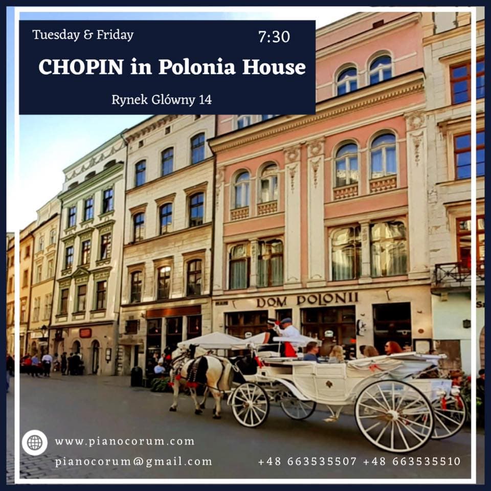 Chopin Piano Concerts in Polonia House