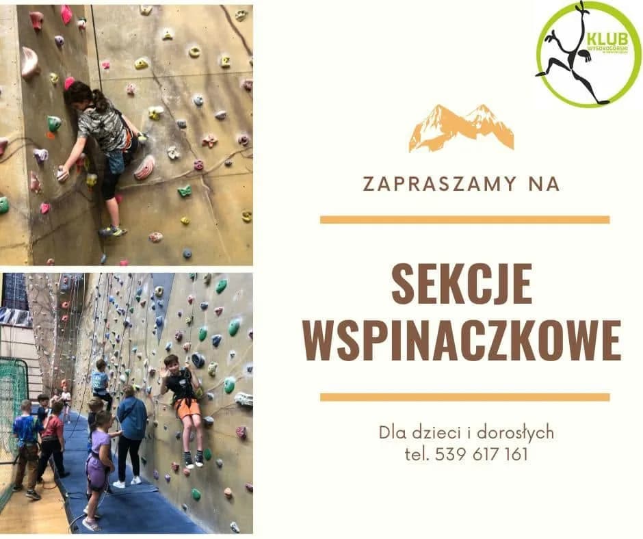 Ścianka wspinaczkowa przy Hali Widowiskowo - Sportowej