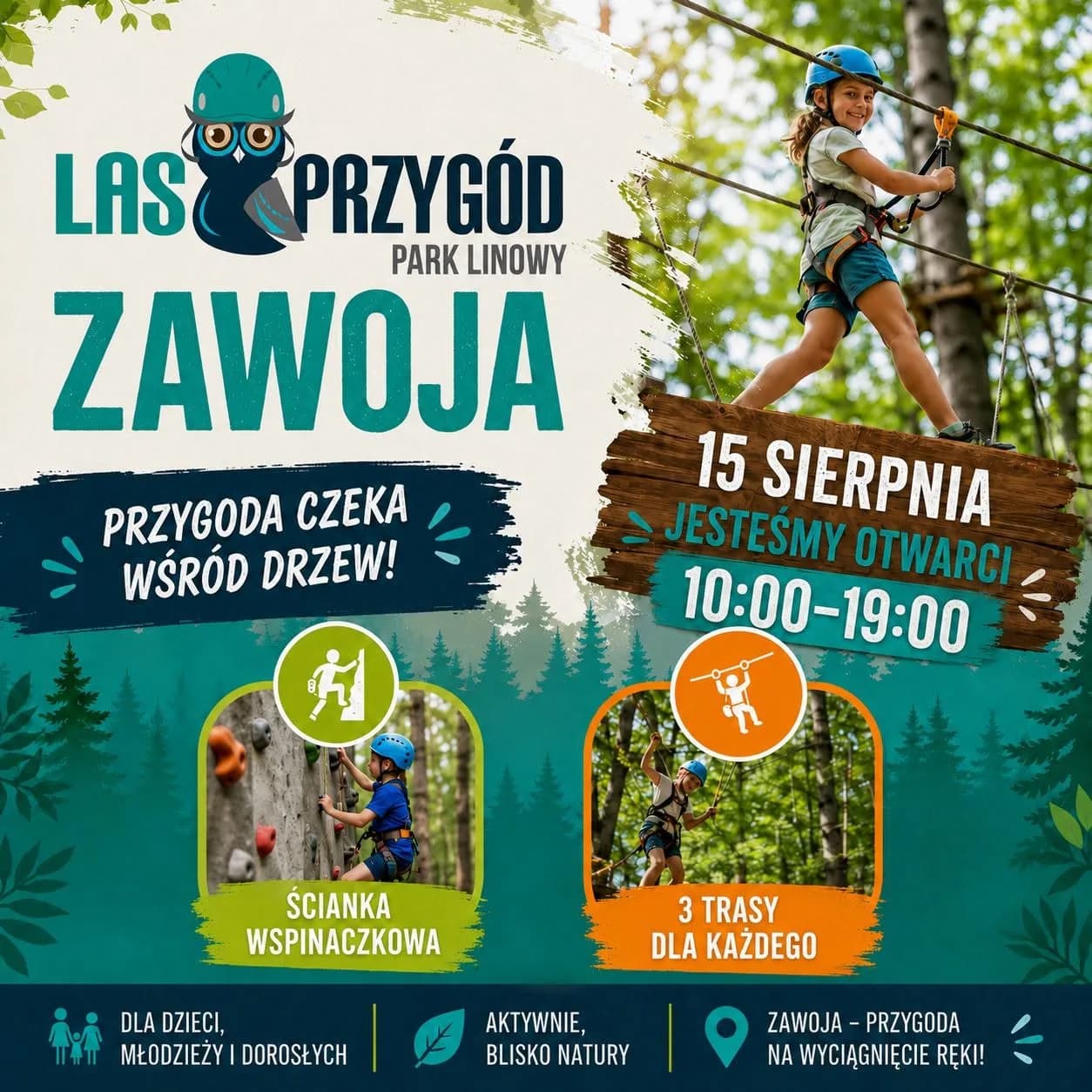 Park Linowy „Las Przygód”
