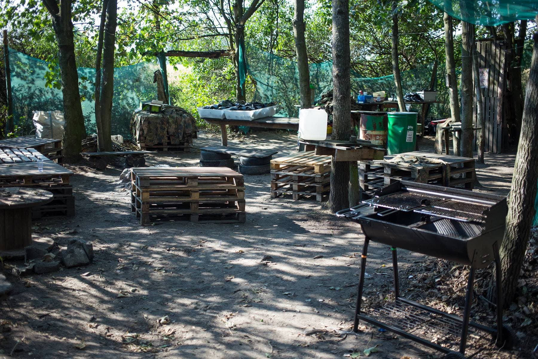 Green Arena Paintball