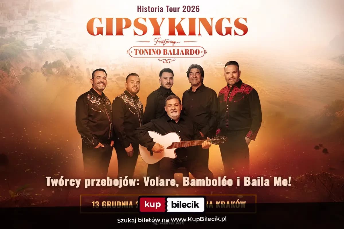 Gipsy Kings feat. Tonino Baliardo - Historia Tour 2026