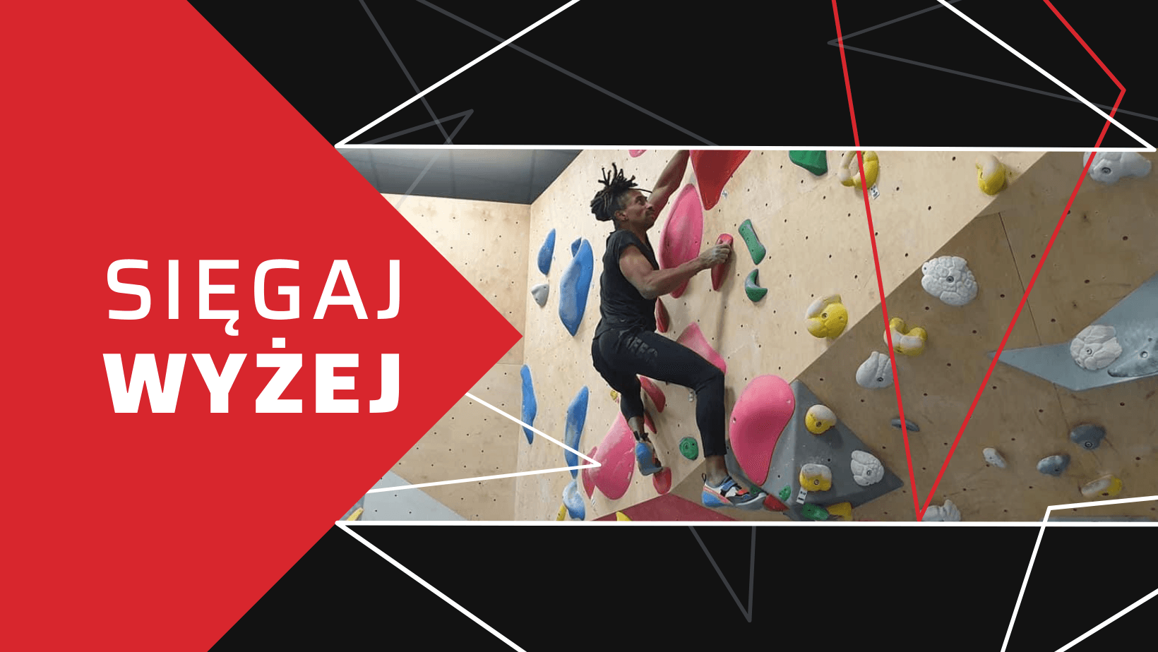 B. Lab bouldering laboratory - ściana wspinaczkowa